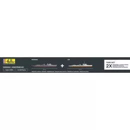 Coffret bateaux Marceau + Zerstörer Z31 1/400 Heller Heller HEL-85009 - 4
