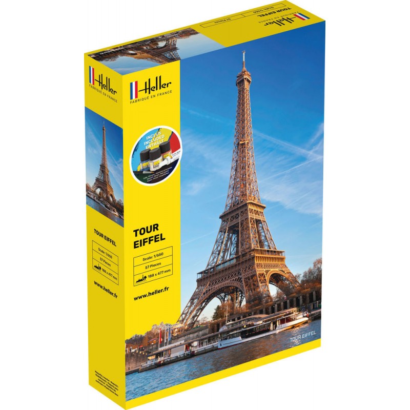 Eiffel Tower 1/650 Heller + glue and paints Heller HEL-57201 - 1
