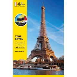 Tour Eiffel 1/650 Heller + colle et peintures Heller HEL-57201 - 2
