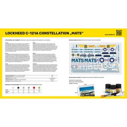 Lockheed C-121A Constellation Berlin 1/72 Heller Heller 80382 - 3