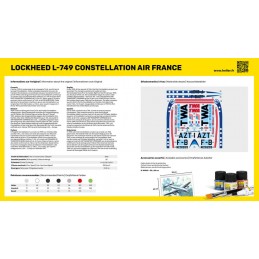 Lockheed L-749 Constellation Air France 1/72 Heller Heller 80310 - 3
