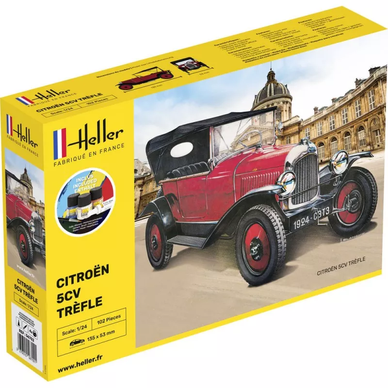 Citroën 5CV Trèfle 1/24 Heller Heller 80702 - 1