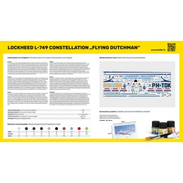 Lockheed L-749 Constellation Flying Dutchman 1/72 Heller Heller 80393 - 3