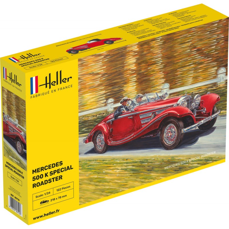 Mercedes 500 K Special Roadster 1/24 Heller Heller HEL-80710 - 1