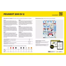 Peugeot 205 EV 2 1/24 Heller Heller 80716 - 3