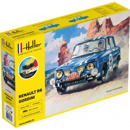 Renault R8 Gordini 1/24 Heller + colle et peintures Heller 56700 - 1
