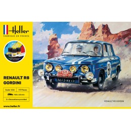 Renault R8 Gordini 1/24 Heller + colle et peintures Heller HEL-56700 - 2