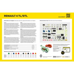Renault 4L 1/24 Heller + colle et peintures Heller HEL-56759 - 3