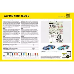 Alpine A110 1600 S 1/24 Heller + glues and paints Heller HEL-56745 - 3