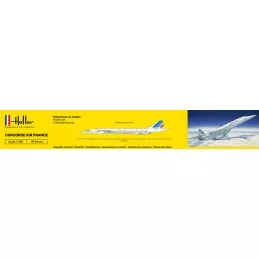 Concorde Air France 1/125 Heller + colle et peintures Heller HEL-56445 - 4