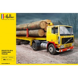 Volvo F12-20 Globetrotter & semi-remorque grumes de bois 1/32 Heller Heller HEL-81704 - 2