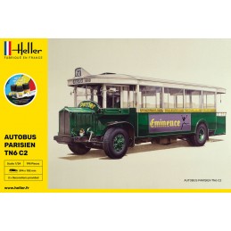 Autobus Parisien TN6 C2 1/24 Heller + colle et peintures Heller 56789 - 2