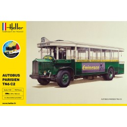 Bus Parisien TN6 C2 1/24 Heller + glue and paints Heller 56789 - 2