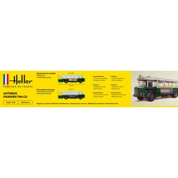 Autobus Parisien TN6 C2 1/24 Heller + colle et peintures Heller 56789 - 4