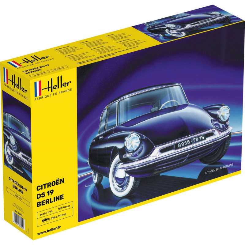 Citroen DS 19 Sedan 1/16 Heller Heller HEL-80795 - 1
