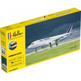 Airbus A-320 Air France 1/125 Heller + colle et peintures Heller HEL-56448 - 1