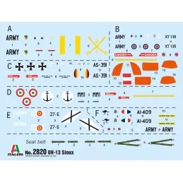 OH-13 Sioux 1/48 Italeri helicopter Italeri I2820 - 3
