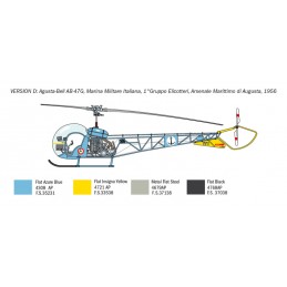 Hélicoptère OH-13 Sioux 1/48 Italeri Italeri I2820 - 7