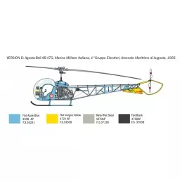 OH-13 Sioux 1/48 Italeri helicopter Italeri I2820 - 7
