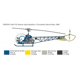 OH-13 Sioux 1/48 Italeri helicopter Italeri I2820 - 8