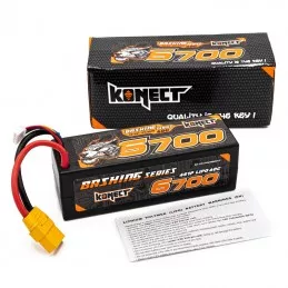 Li-Po 6700mAh 60C 4S 14.8V coqué (XT90) Bashing Konect Hobbytech KN-LP4S6700BASH-XT - 2