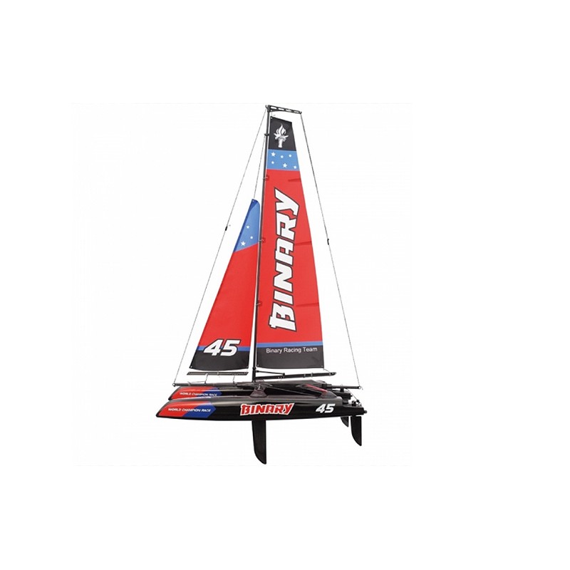 Mini Catamaran Binary V2 rouge RTS Joysway Joysway 8807V2 - 1