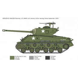 Char M4A3E8 Sherman "Guerre de Corée" 1/35 Italeri Italeri I6586 - 5