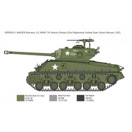 Tank M4A3E8 Sherman "Korean War" 1/35 Italeri Italeri I6586 - 6