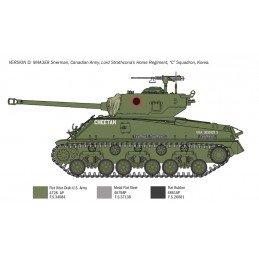 Char M4A3E8 Sherman "Guerre de Corée" 1/35 Italeri Italeri I6586 - 7