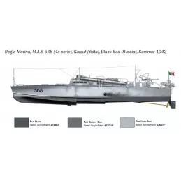 Boat M.A.S. 568 with Crew 1/35 Italeri Italeri I5626 - 4