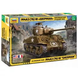Tank Sherman M4A3 (76) 1/35 Zvezda Zvezda Z3676 - 1