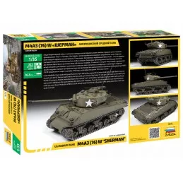 Tank Sherman M4A3 (76) 1/35 Zvezda Zvezda Z3676 - 2