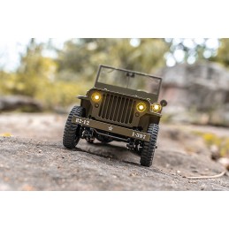 Jeep Willys 1941 MB Scaler 1/12 RTR Roc Hobby Roc Hobby ROC11201RTR - 7