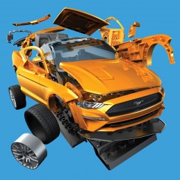 Ford Mustang GT - Quick Build Airfix Airfix J6036 - 5