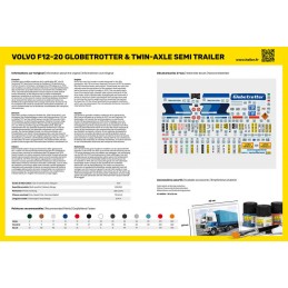 Volvo F12-20 Globetrotter & semi-trailer 1/32 Heller Heller 81703 - 3