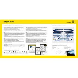 Boeing B-707 Air France 1/72 Heller + colle et peintures Heller 56452 - 3