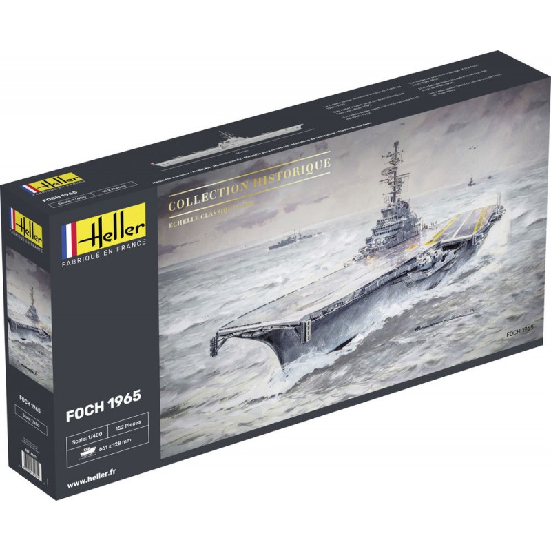 Aircraft carrier Foch 1965 1/400 Heller Heller HEL-81071 - 1