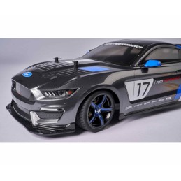 Roues 5 rayons noir / bleu 26mm 1/10 (4) Carson Carson 500900167 - 2