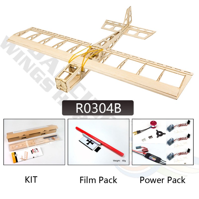Stick -06 580mm R03 PNP + entoilage Kit balsa DW Hobby DW Hobby - Dancing Wings Hobby R0304B - 1