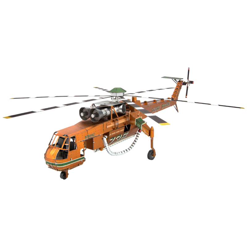 Iconix Sikorsky S-64 Skycrane Metal Earth Helicopter Metal Earth ICX211 - 1