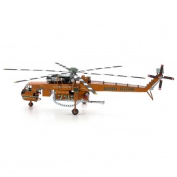 Iconix Sikorsky S-64 Skycrane Metal Earth Helicopter Metal Earth ICX211 - 2
