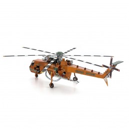 Iconix Sikorsky S-64 Skycrane Metal Earth Helicopter Metal Earth ICX211 - 3