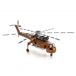 Iconix Sikorsky S-64 Skycrane Metal Earth Helicopter Metal Earth ICX211 - 5
