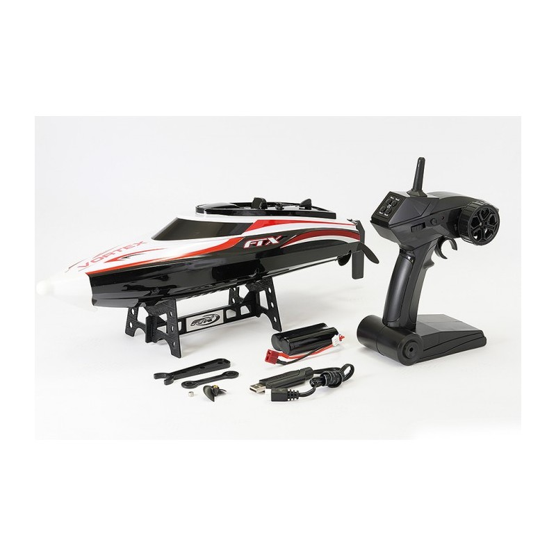 Bateau Black Vortex High Speed Racing Boat 2.4Ghz FTX FTX FTX0701 - 1
