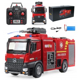 Camion de pompier lance incendie RC 1/14 2.4Ghz - HuiNa HuiNa Toys CY1562 - 10