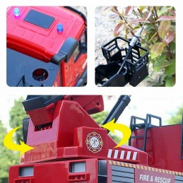 Camion de pompier grande échelle RC 1/14 2.4Ghz - HuiNa HuiNa Toys CY1561 - 5