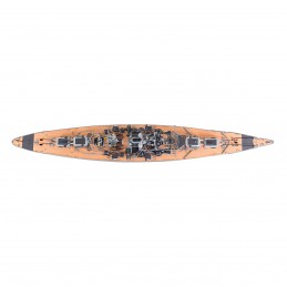 Kit Cuirassé Allemand Bismarck 1/200 bateau en bois Amati Amati 1614 - 2