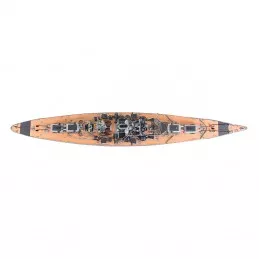 Kit Cuirassé Allemand Bismarck 1/200 bateau en bois Amati Amati 1614 - 2