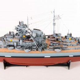 Kit Cuirassé Allemand Bismarck 1/200 bateau en bois Amati Amati 1614 - 12