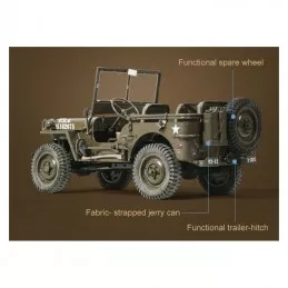 Jeep Willys 1941 MB Scaler 1/6 RTR Roc Hobby Roc Hobby ROC001RS - 13